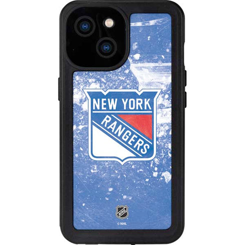 NHL New York Rangers Frozen iPhone 15 Waterproof Case